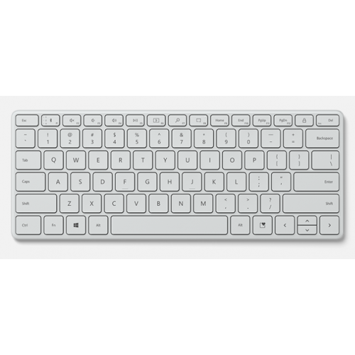 Tastatura Microsoft Designer Compact, Bluetooth 5.0, wireless, Glacier