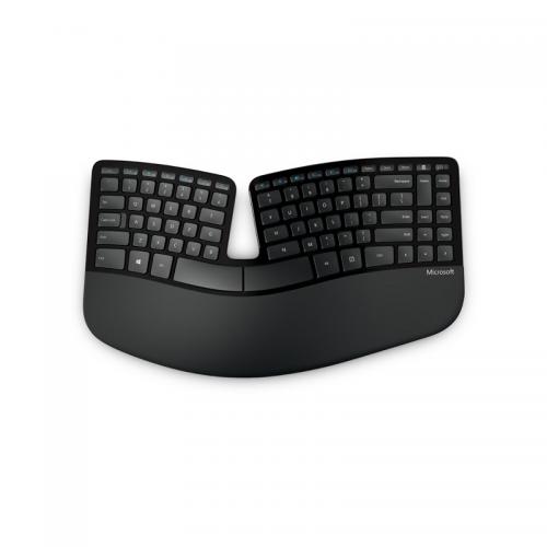 Tastatura Microsoft Sculpt Ergonomic, Wireless, neagra