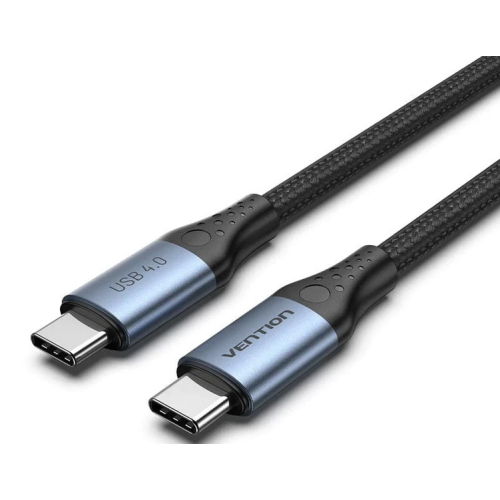 Cablu de date Vention TAVHF, USB-C male - USB-C male, 1 m, Black