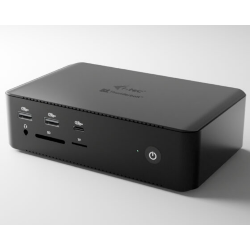 Docking Station I-TEC TB5QUATTRODOCKPD, Black
