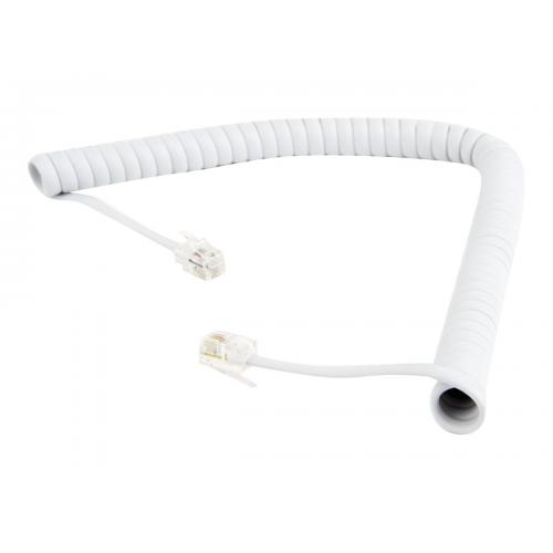 Cablu de telefon fix Gembird, RJ10 - RJ10, 2m, White