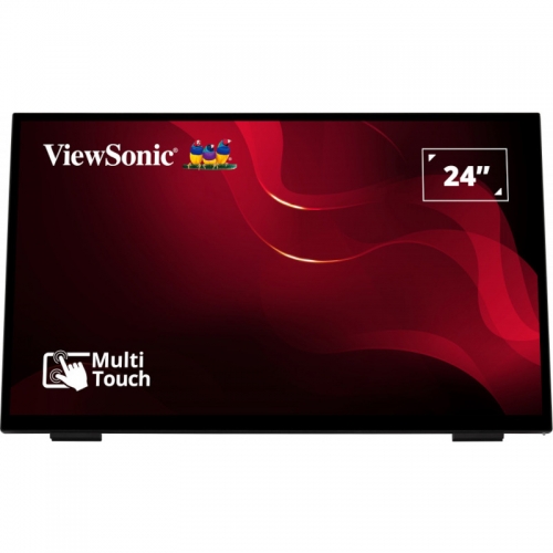 Monitor LED Viewsonic TD2465, 24inch Touch, 1920x1080, 7ms GTG, Black