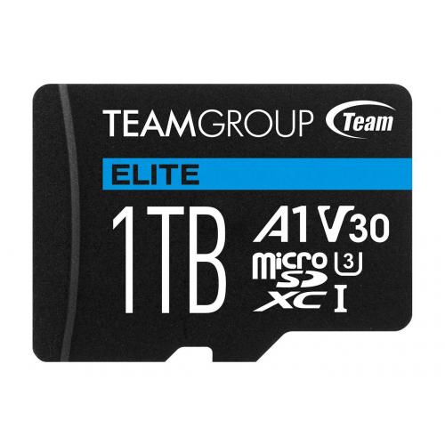 Memory Card microSDXC TeamGroup Elite 256GB, Class 10, UHS-I U3, V30, A1 + Adaptor SD