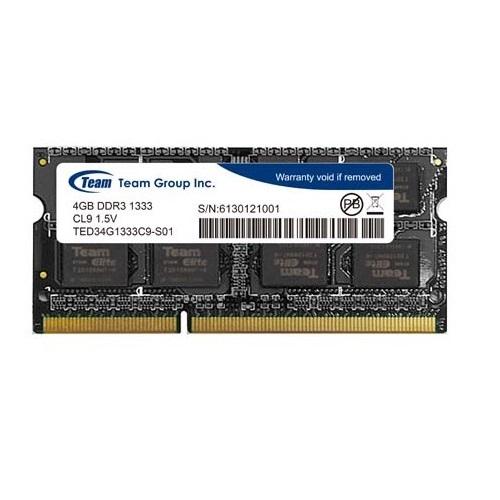 Memorie SO-DIMM TeamGroup TED34G1333C9-S01 4GB, DDR3-1333MHz, CL9