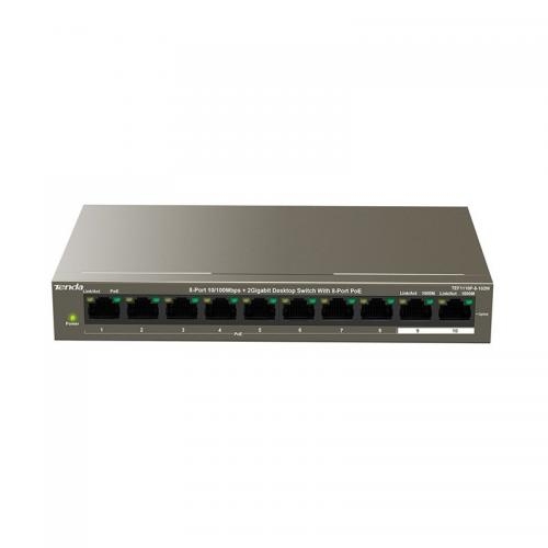 Switch Tenda TEF1110P-8-102W, 8 Port, 10/100 Mbps