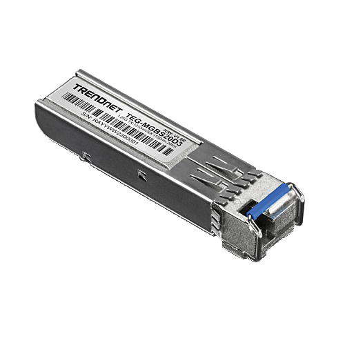 Transceiver TRENDnet SFP 1.25Gbps TEG-MGBS20D3, TX 1310 / RX 1550 nm, Single-Mode, 20 km, LC