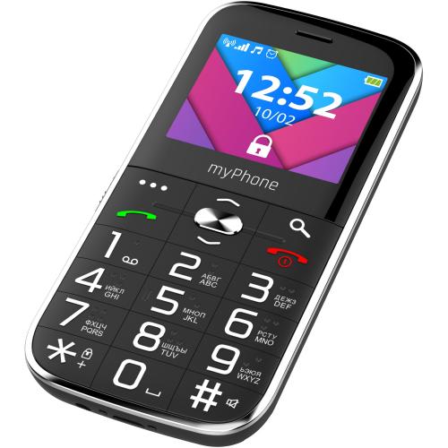 Telefon mobil MyPhone Halo C, Dual SIM, Black 