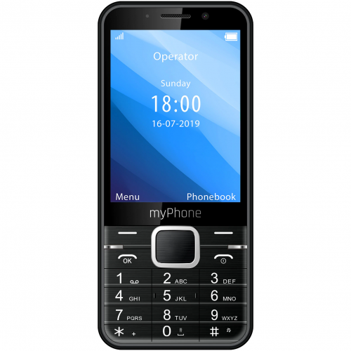 Telefon mobil MyPhone UP, Dual SIM, Black