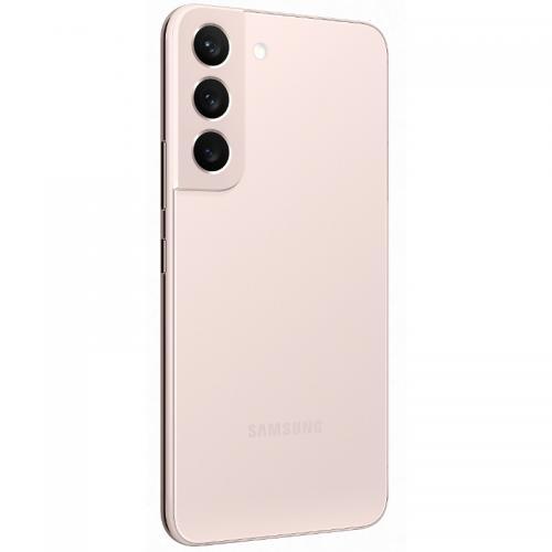 Telefon Mobil Samsung Galaxy S22, Dual SIM Hybrid, 256GB, 8GB RAM, 5G, Pink Gold