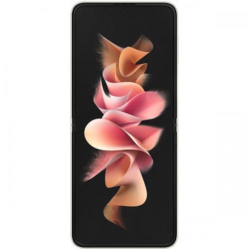 Telefon Mobil Samsung Galaxy Z Flip 3, Dual Sim Hybrid, 256GB, 8GB RAM, 5G, Cream