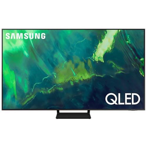 Televizor QLED SAMSUNG QE55Q70AATXXH, 138 cm, Smart, 4K Ultra HD, QLED ,Clasa F, QuantumDot, HDR, Tizen, YouTube, Netflix, HBOGo, Asistent vocalinteligent, Screen Mirroring, Inregistrare USB, iOS, Android, Bixby,Quad core, 3840 x 2160, HDR 10+, HLG, Wide 