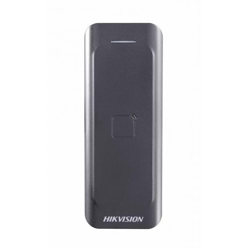 Card reader Hikvision, DS-K1802M; Reads Mifare 1 card; Card Reading Frequency: 13.56MHz; Processor: 32-bit; Reading Range: ≤50mm (≤1.97