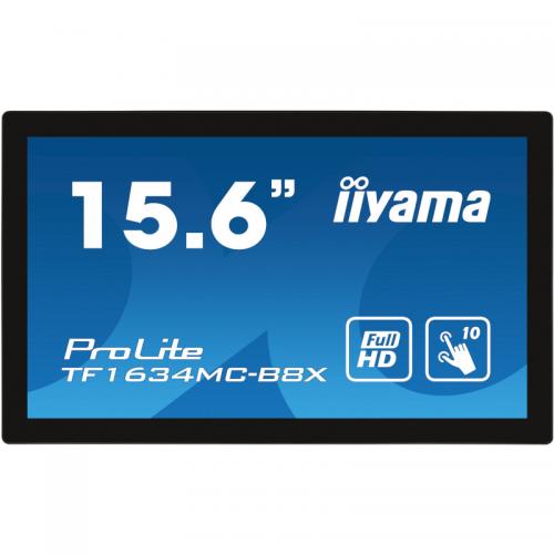 Monitor LED Touchscreen IIyama TF1634MC-B8X, 15.6inch,1920x1080, 25ms, Black