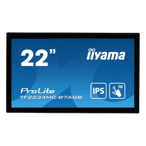 Monitor LED Touchscreen Iiyama ProLite TF2234MC-B7AGB, 21.5inch Touch, 1920x1080, 8ms GTG, Black