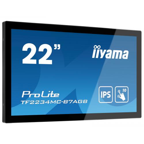 Monitor LED Touchscreen Iiyama ProLite TF2234MC-B7AGB, 21.5inch Touch, 1920x1080, 8ms GTG, Black