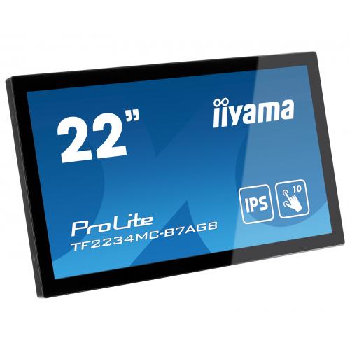 Monitor LED Touchscreen Iiyama ProLite TF2234MC-B7AGB, 21.5inch Touch, 1920x1080, 8ms GTG, Black