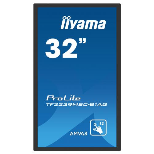 Business TV Iiyama Seria ProLite TF3239MSC-B1AG, 31.5inch, 1920x1080pixeli, Black