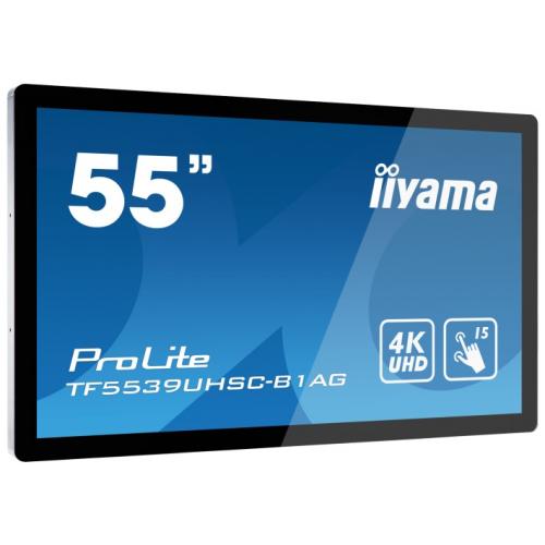 Display Interactiv Iiyama ProLite Seria TF4939UHSC-B1AG, 55inch, 3840x2160pixeli, Black