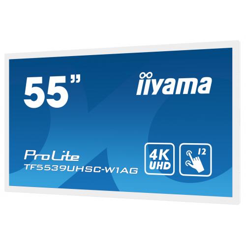Display Interactiv Iiyama Seria ProLite TF5539UHSC-W1AG, 55inch, 3840x2160pixeli, White