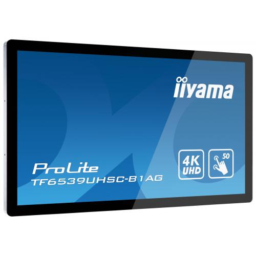 Display Interactiv Iiyama ProLite Seria TF6539UHSC-B1AG, 65inch, 3840x2160pixeli, Black