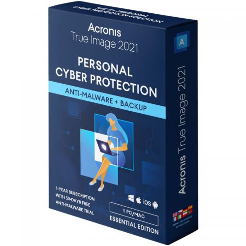 Licenta ACRONIS True Image Essential, 1 An, 1 PC, New