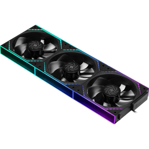 Ventilator Thermalright TL-M12QR, ARGB LED, 120 mm, Black, 3 bucati