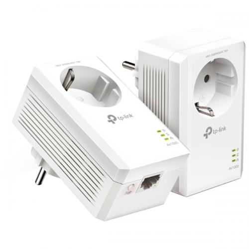 TP-Link Kit Powerline Gigabit Passthrough, HomePlug AV2,IEEE 1901, IEEE 802.3, IEEE 802.3u, IEEE 802.3ab, Gigabit Ethernet Port, Aria de acoperire: 300M, CONTINUT PACHET 2X adaptoare powerline ethernet, viteze mari de transfer de date, de până la 1000 Mbp