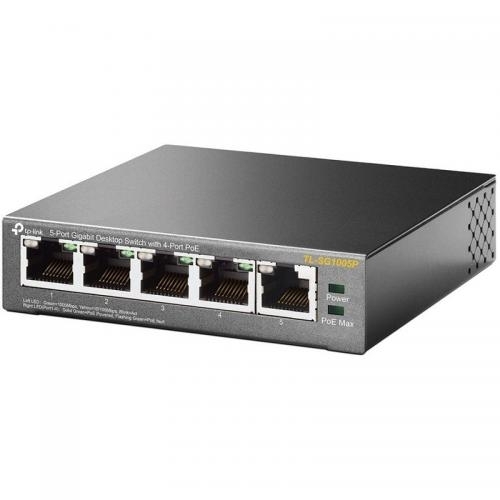 Switch TP-LINK TL-SG1005P, 5 Porturi, PoE