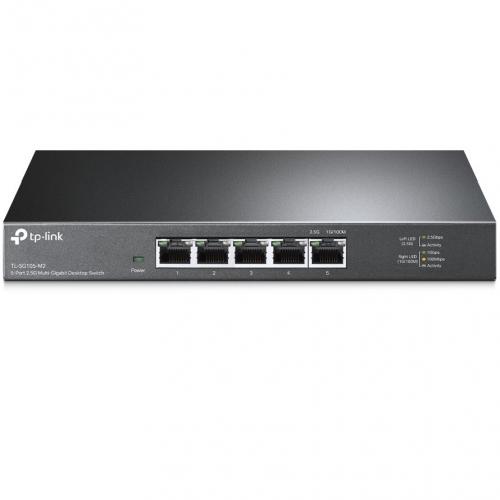 Switch TP-Link TL-SG105-M2, 5 porturi 2.5G , Desktop, 5× 100Mbps/1Gbps/2.5Gbp Ports, Auto-Negotiation, Auto-MDI/MDIX, Fanless, Standards and Protocols: IEEE 802.3, 802.3u, 802.3ab, 802.3x, 802.1p, 802.3bz, Switching Capacity: 25 Gbps, Packet Forwarding Ra