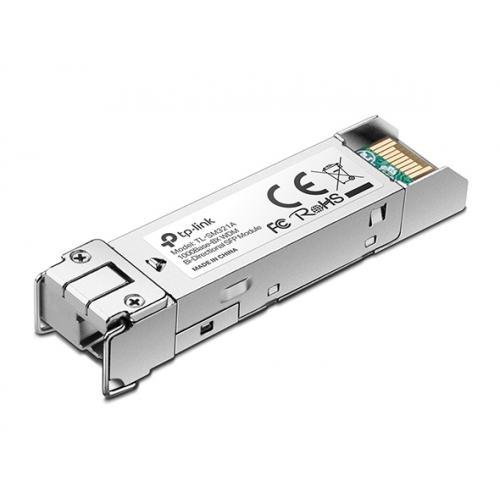 Modul TP-Link, 1000Base-BX WDM Bi-Directional SFP, TL-SM321A-2, DDM, SFP-MSA, Hot Swappable, standarde: IEEE 802.3z, TCP/IP, lungime maxima a cablului: 2 km, LC Simplex, 1.25 Gbps.