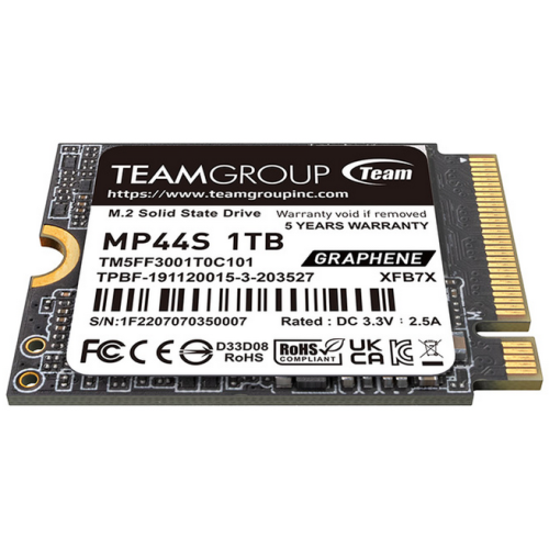 SSD TeamGroup MP44S 1TB, PCI Express 4.0 x4, M.2 2230