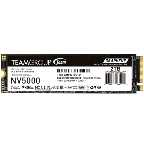 SSD TeamGroup NV5000 2TB, PCI Express 4.0 x4, M.2 2280