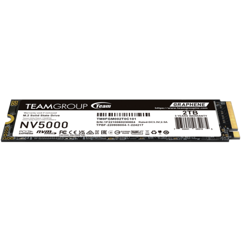 SSD TeamGroup NV5000 2TB, PCI Express 4.0 x4, M.2 2280