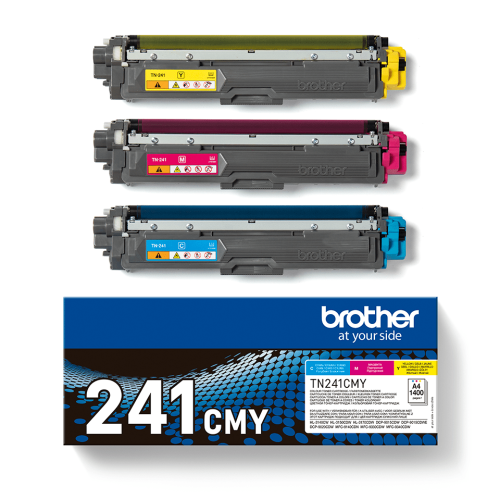 Pack Tonere Brother C/M/Y TN241CMY 