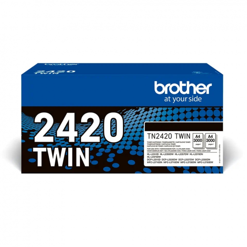 Pack Cartuse Toner Brother TN-2420TWIN Black