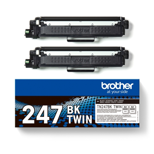 Pack Cartuse Toner Brother Black TN247BK TWIN 