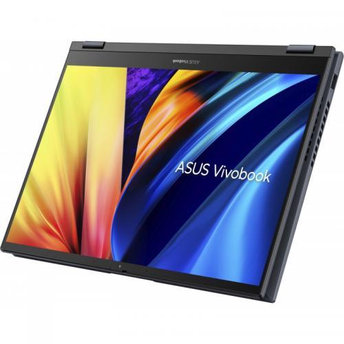 Laptop 2-in-1 ASUS VivoBook S 14 Flip OLED TN3402QA-LZ022W, AMD Ryzen 5 5600H, 14inch Touch, RAM 8GB, SSD 512GB, AMD Radeon Graphics, Windows 11 S, Quiet Blue