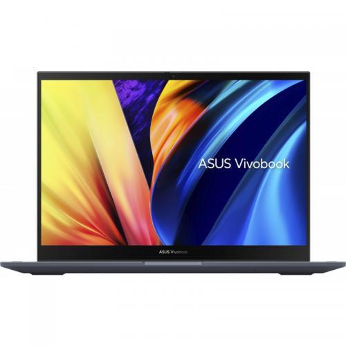 Laptop 2-in-1 ASUS VivoBook S 14 Flip OLED TN3402QA-LZ022W, AMD Ryzen 5 5600H, 14inch Touch, RAM 8GB, SSD 512GB, AMD Radeon Graphics, Windows 11 S, Quiet Blue