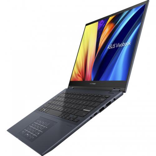 Laptop 2-in-1 ASUS VivoBook S 14 Flip OLED TN3402QA-LZ022W, AMD Ryzen 5 5600H, 14inch Touch, RAM 8GB, SSD 512GB, AMD Radeon Graphics, Windows 11 S, Quiet Blue