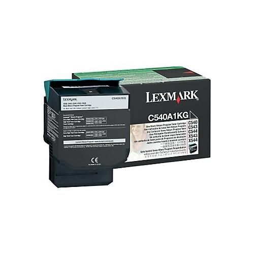 Toner Lexmark C540A1KG, black, 1 k, C540n , C543dn , C544dn ,C544dtn , C544dw , C544n , C546dtn , X543dn , X544dn , X544dtn , X544dw, X544n , X546dtn , X548de , X548de Statoil , X548dte