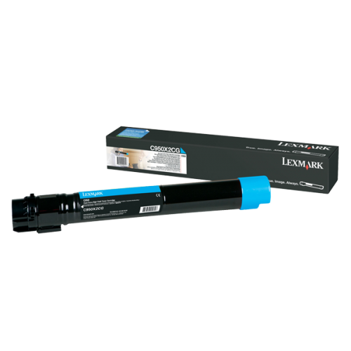 Toner Lexmark C950X2CG, cyan, 22 k, C950de