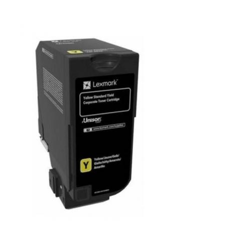 Toner Lexmark 74C2SYE yellow, 7k ,compatibil cu CX725de, CX725dhe,CX725dthe, CS725de, CS720de, CS720dte, CS725dte