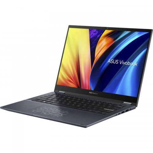 Laptop 2-in-1 ASUS VivoBook S 14 Flip OLED TP3402ZA-KN311W, Intel Core i7-12700H, 14inch Touch, RAM 16GB, SSD 512GB, Intel Iris Xe Graphics, Windows 11, Quiet Blue