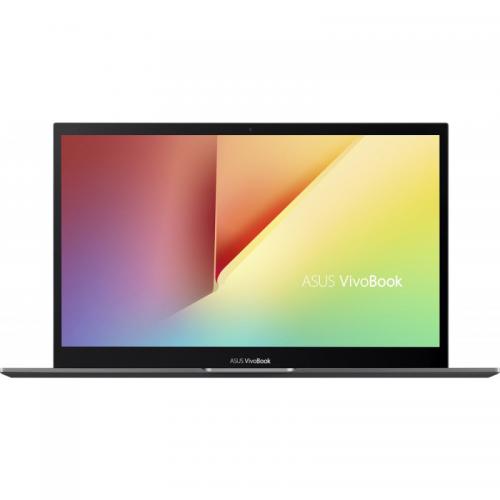 Laptop 2-in-1 ASUS Vivobook Flip 14 TP470EA-EC368W, 14inch Touch, Intel Core i5-1135G7, RAM 8GB, SSD 256GB, Intel Iris Xe Graphics, Windows 11 S, Indie Black