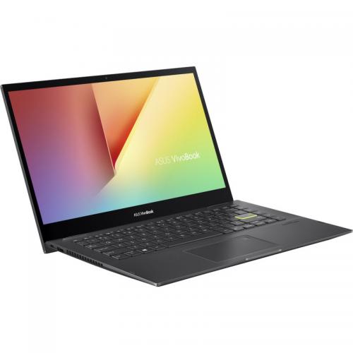 Laptop 2-in-1 ASUS Vivobook Flip 14 TP470EA-EC368W, 14inch Touch, Intel Core i5-1135G7, RAM 8GB, SSD 256GB, Intel Iris Xe Graphics, Windows 11 S, Indie Black