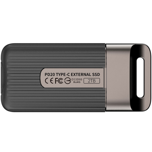 SSD Portabil TeamGroup PD20 Mini, 2TB, USB-C 3.2, Black