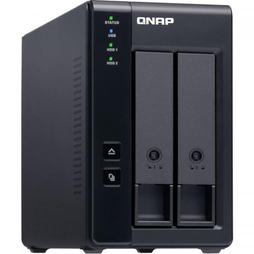 Extensie USB QNAP TR-002 2-Bay, 2.5/3.5 SATA 6Gbps HDD (neincluse), 1xUSB3.11 (type-c), tower, PSU adaptor 36W, garantie 2 ani