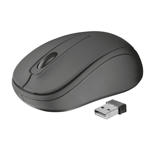 Mouse Trust Ziva, Wireless, Negru