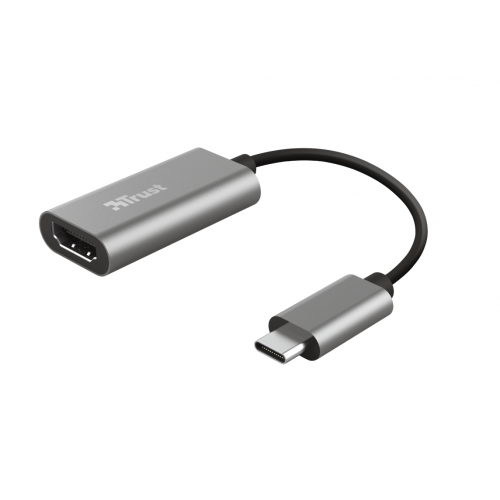 Adaptor Trust Dalyx USB-C to HDMI, silver