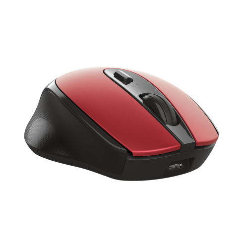 Mouse Trust Zaya Rechargeable Wireless, red